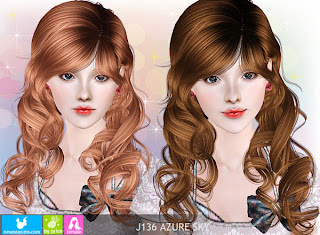 причёски - The Sims 3: женские прически.  - Страница 43 Sims3_J136-Azure-Sky_01