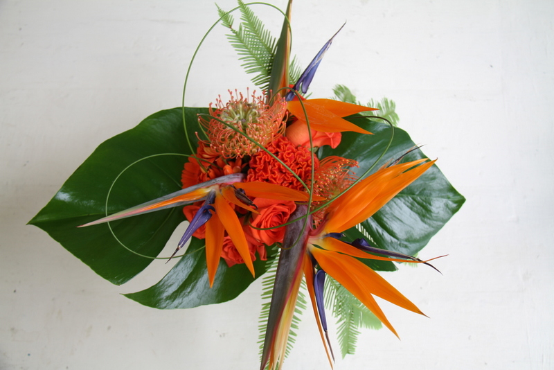 The Flower Magician: Bird of Paradise Wedding Bouquet