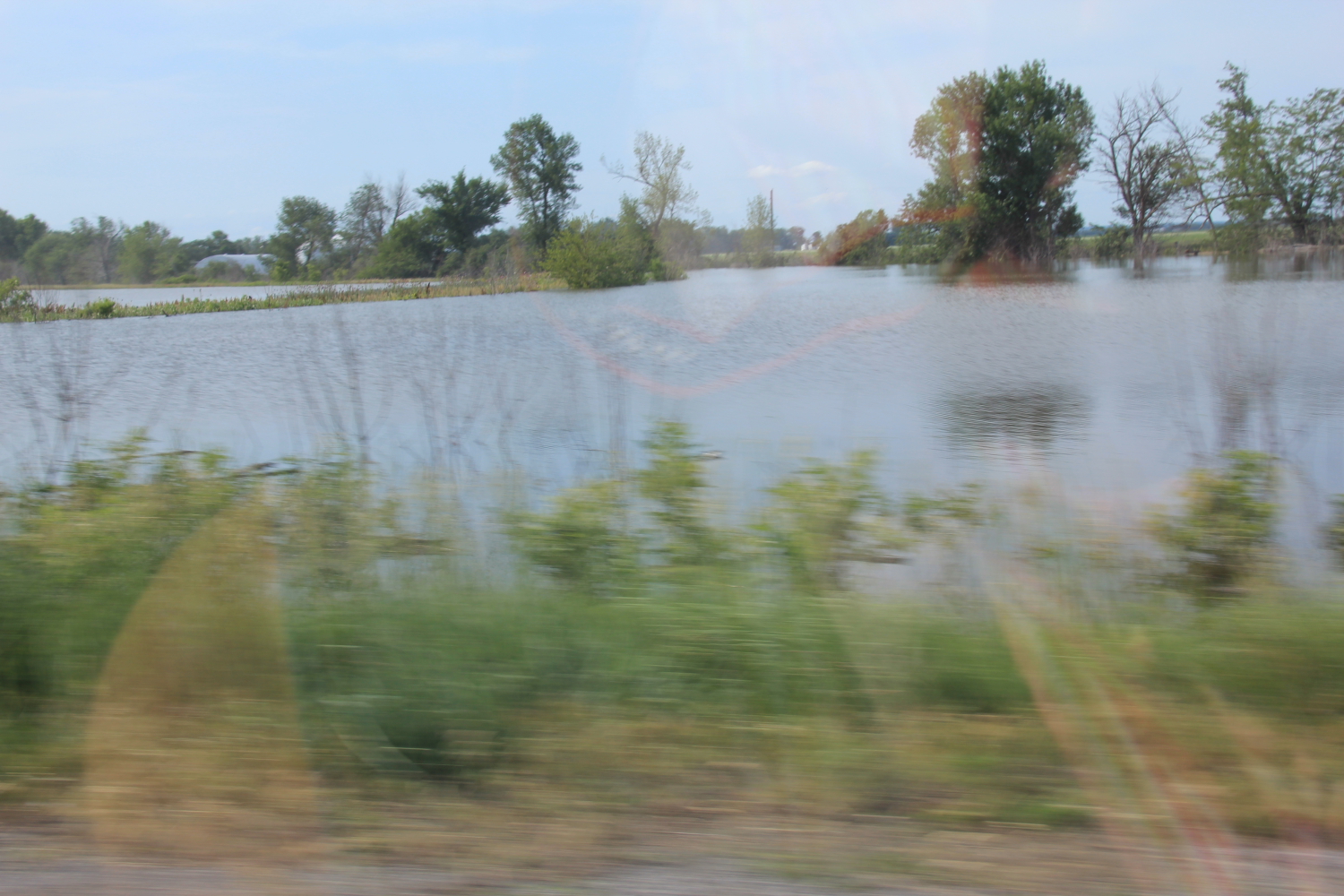 Village of Exeter Flooding near Brownville, Nebraska