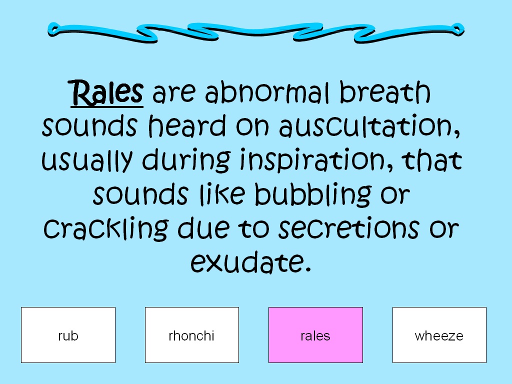 Student Survive 2 Thrive Breath Sounds Free Practice Test