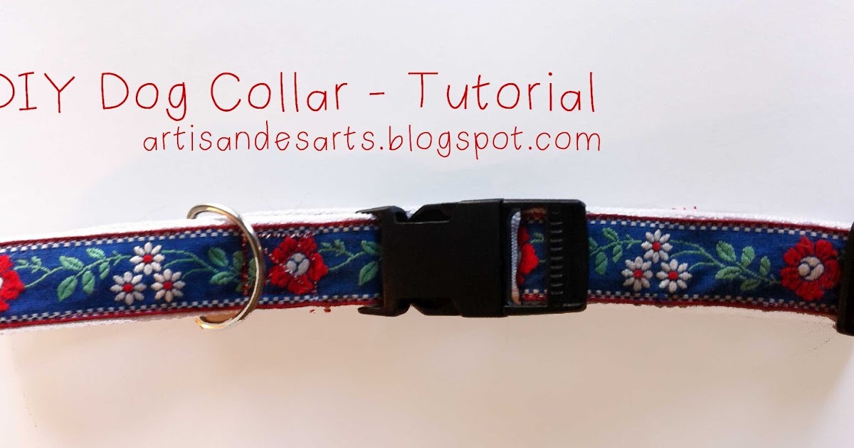 artisan des arts DIY Dog Collar Tutorial