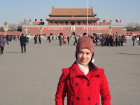 cara menuju forbidden city beijing china