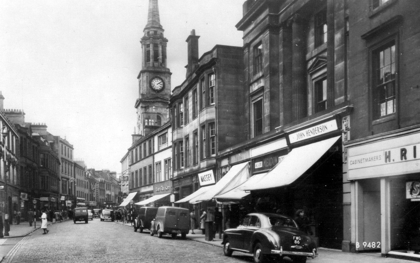 Tour Scotland Photographs Old Photographs High Street Falkirk Scotland