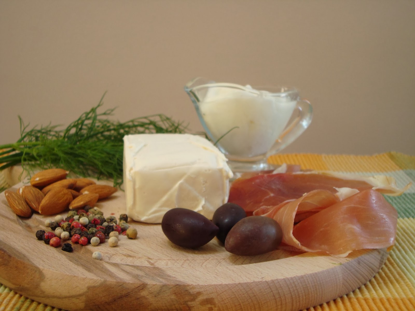 The Singing Fork Prosciutto Rolls with Cream Cheese