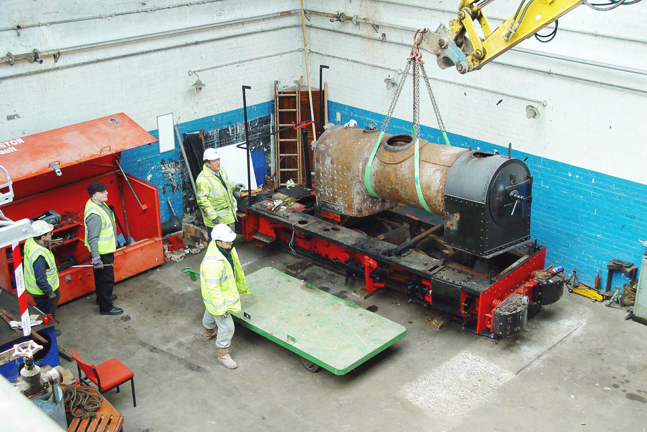 The Railway Project The EverShrinking WOOLWICH boiler removal