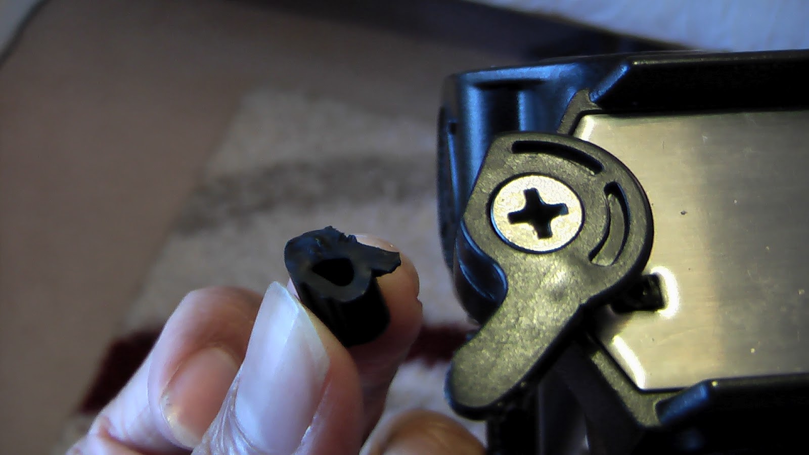 nabster's blog Velbon PHD31Q broken plastic handle repair