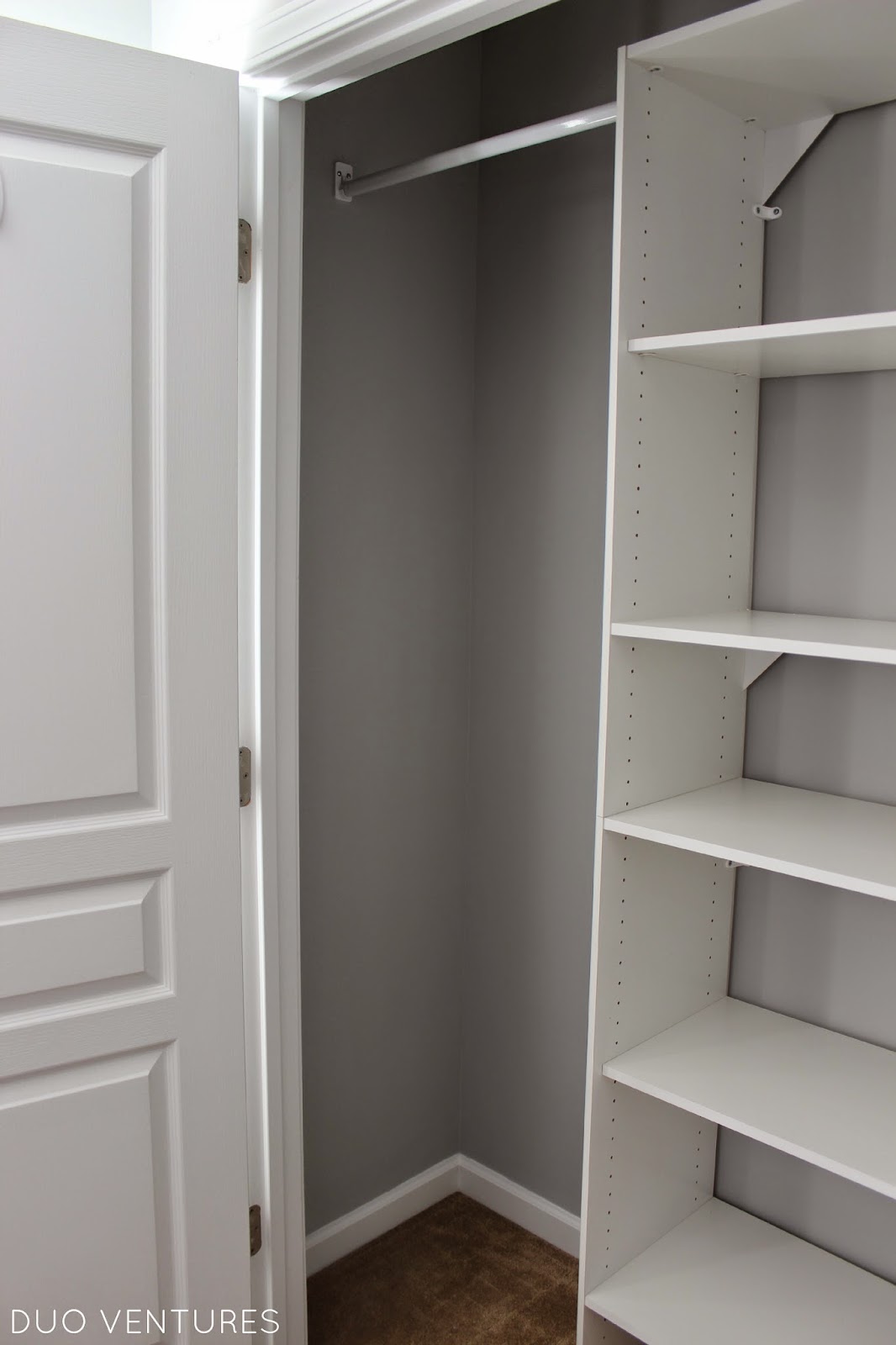 Duo Ventures Guest Bedroom Closet Organizer Install