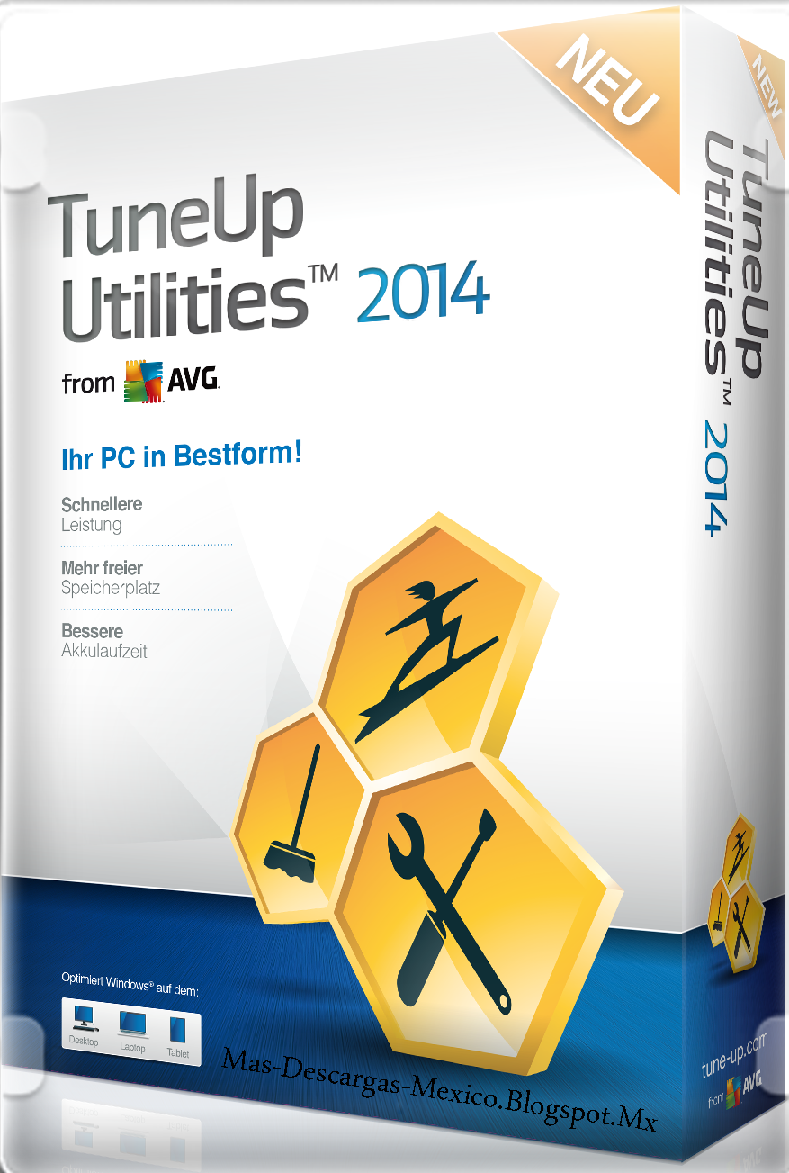 Mas Descargas Mx TuneUp 2014 Español + Activador [optimización integral de tu PC]