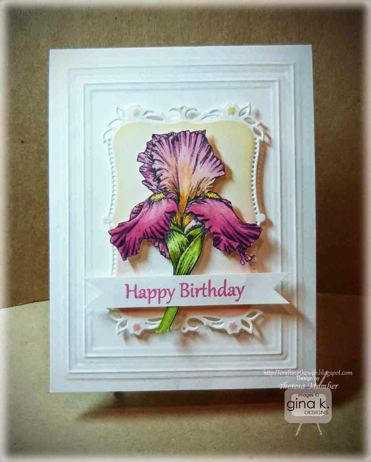 Crafting The  Beautiful Iris Card Making Tutorial