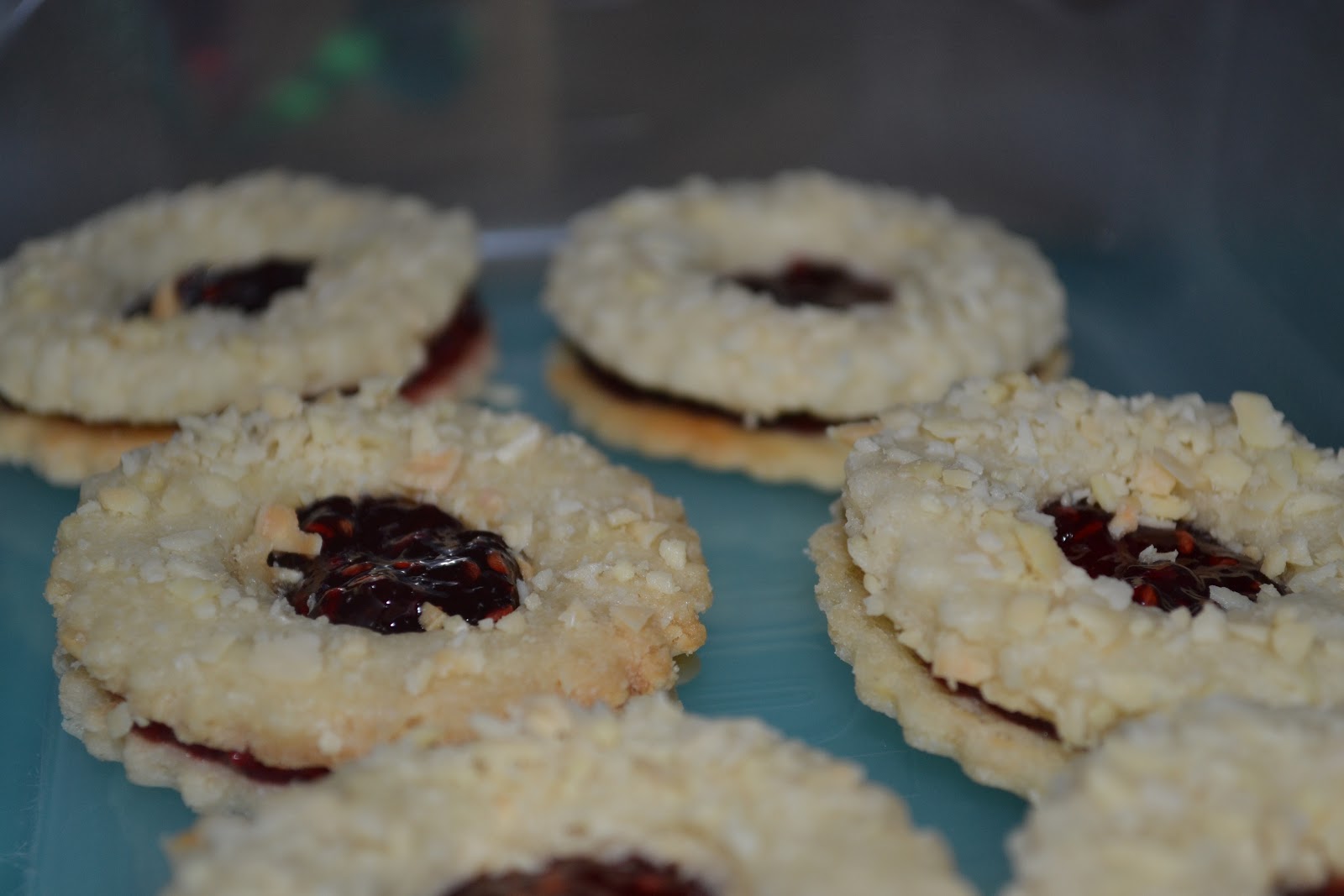 Cooking to the Beat Raspberry Jam Sandwich Cookies