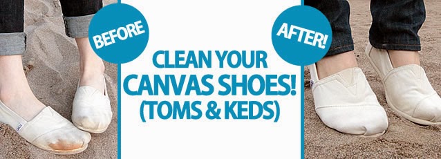 How to Clean Your Canvas Shoes Toms &amp; Keds DIY Craft
