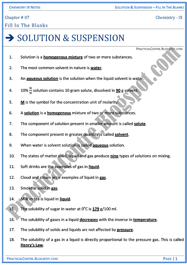 solution-and-suspension-blanks-chemistry-ix