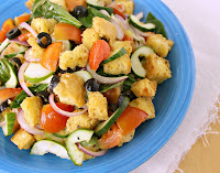 Greek Panzanella Salad