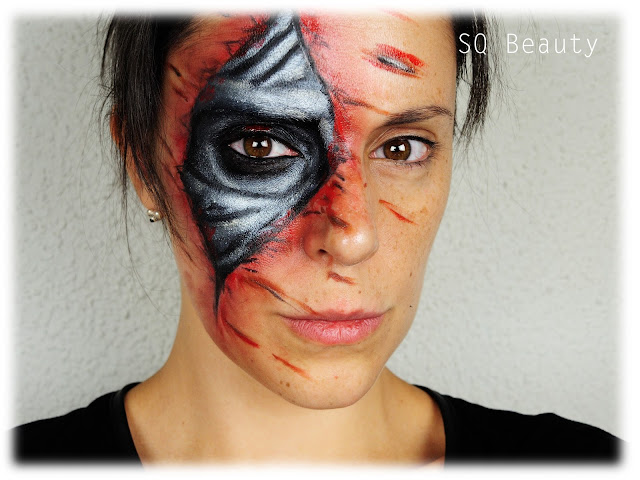 Maquillaje Terminator, Terminator Makeup look  Silvia Quirós