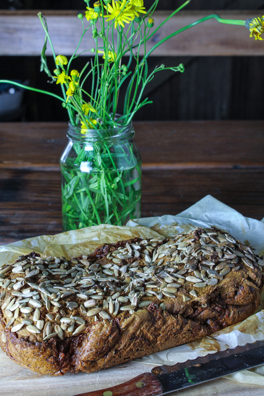 the wren and rabbit sweet potato breakfast loaf