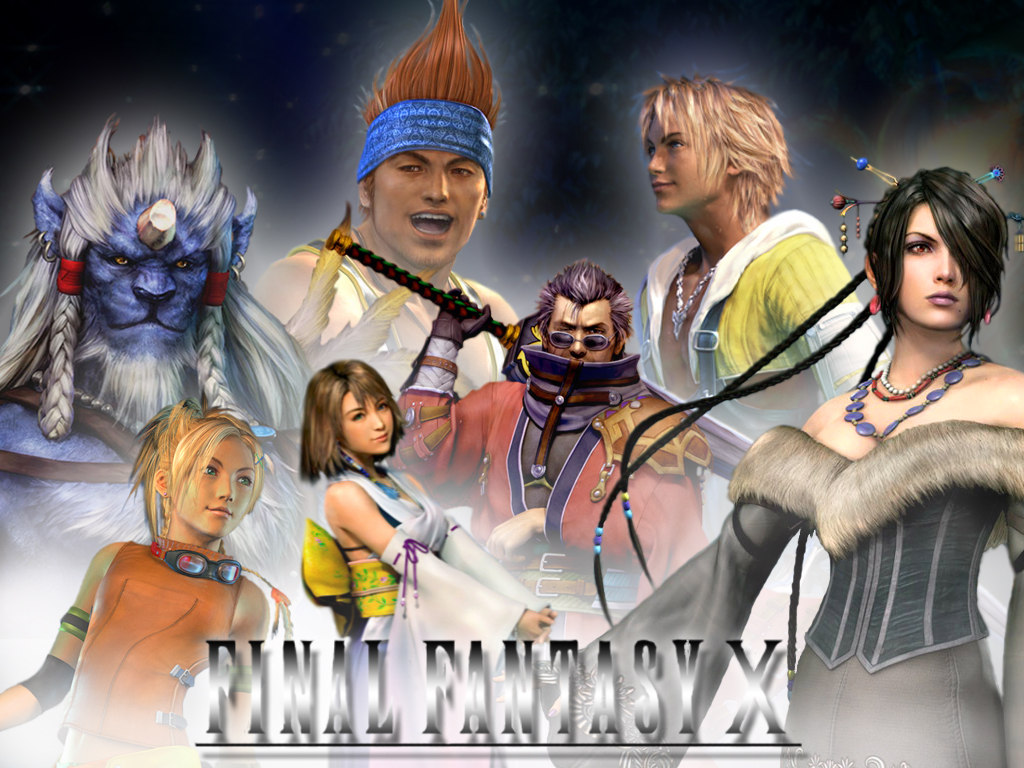 Final Fantasy X Personagens Wallpaper Jigsaw Puzzle, Presente