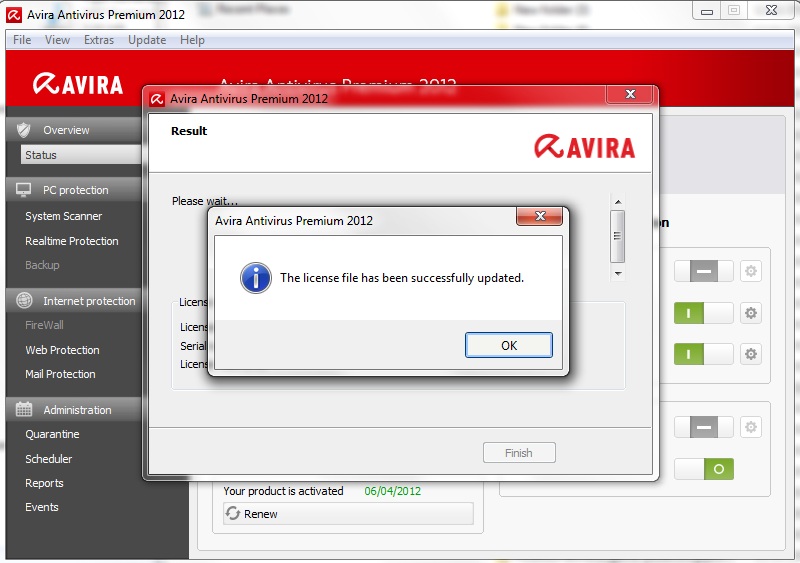 Avira Antivirus Premium 2012 and License Key.