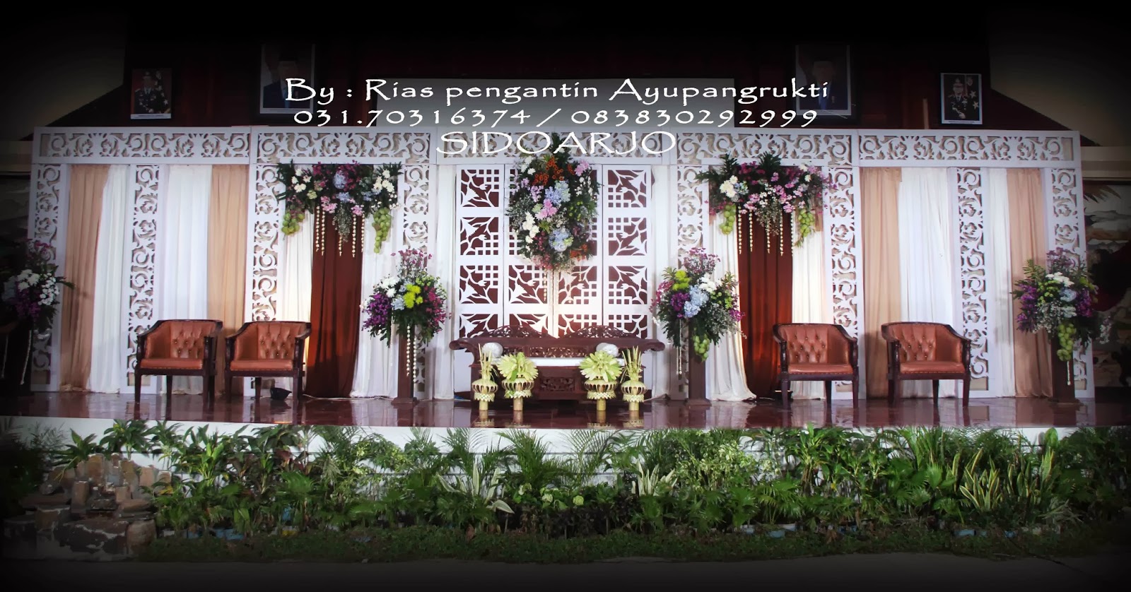 Rias pengantin ayupangrukti Rias pengantin Sidoarjo dekorasi pelaminan minimalis