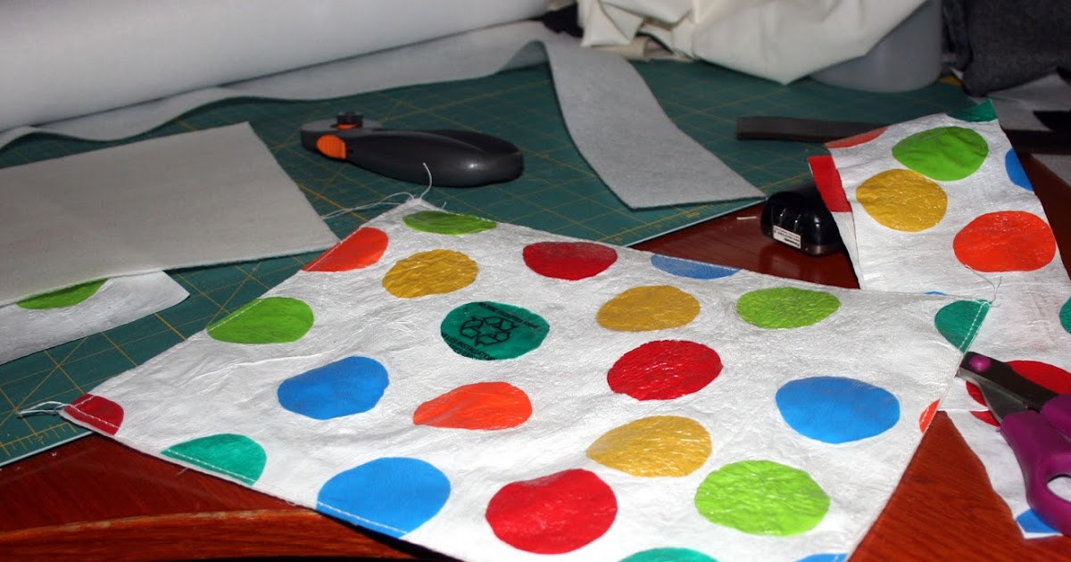 Carry Hers By Natalie How to sew plastic fabric.