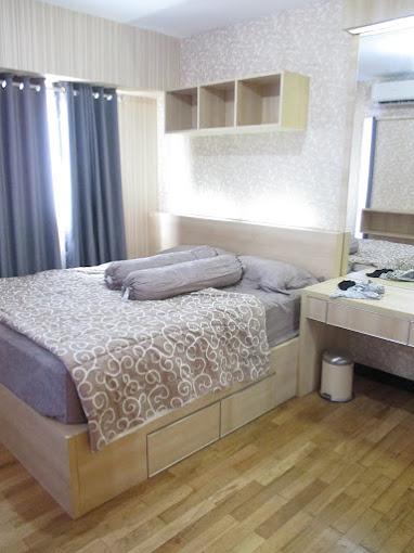 Bed Room Utama  apartemen Kuningan ( Coral )