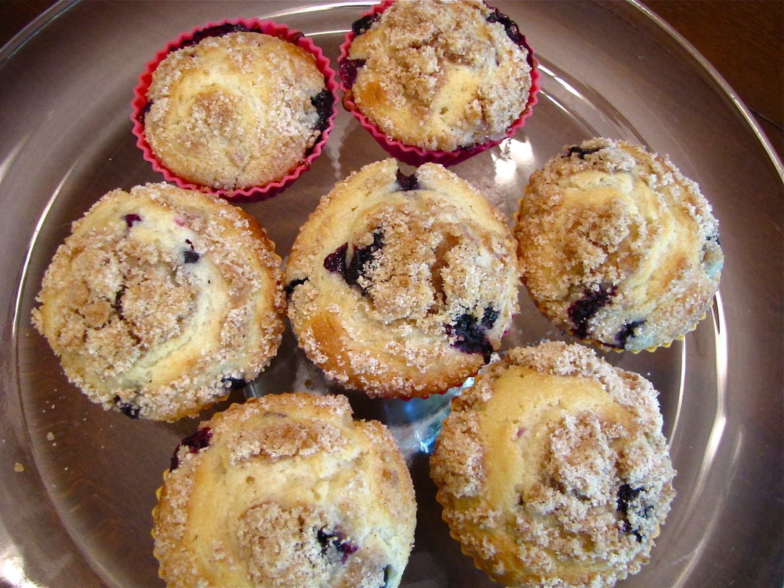 Blueberry Sour Cream Muffins