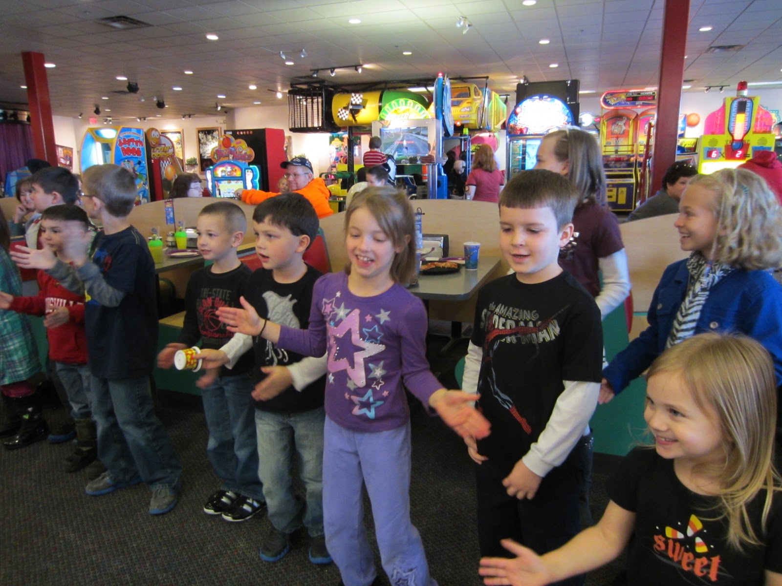 Gabriel and Grace Chuck E. Cheese