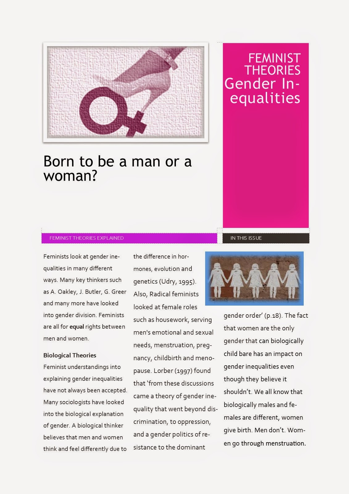 strengths and weaknesses in feminism Reading glasses: feminist criticism “feminism is the radical notion that women are human beings” cheris kramerae, a feminist dictionary (1991) feminist biblical criticism, like feminism itself, comes in many types of packaging, each of which. strengths and weaknesses in feminism Reading glasses: feminist criticism “feminism is the radical notion that women are human beings” cheris kramerae, a feminist dictionary (1991) feminist biblical criticism, like feminism itself, comes in many types of packaging, each of which.