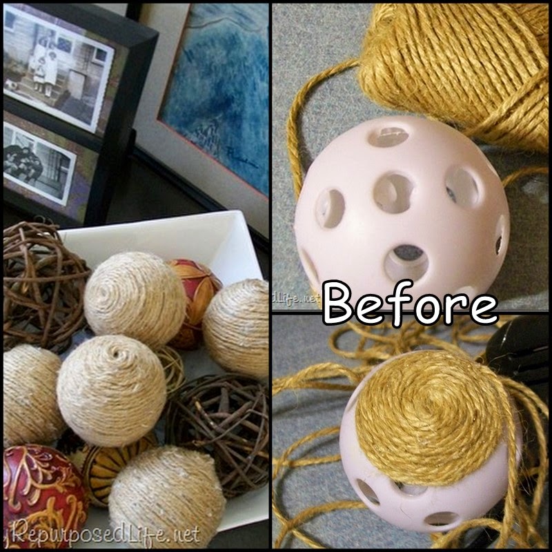Dollar Store Crafter Decorative Jute Balls
