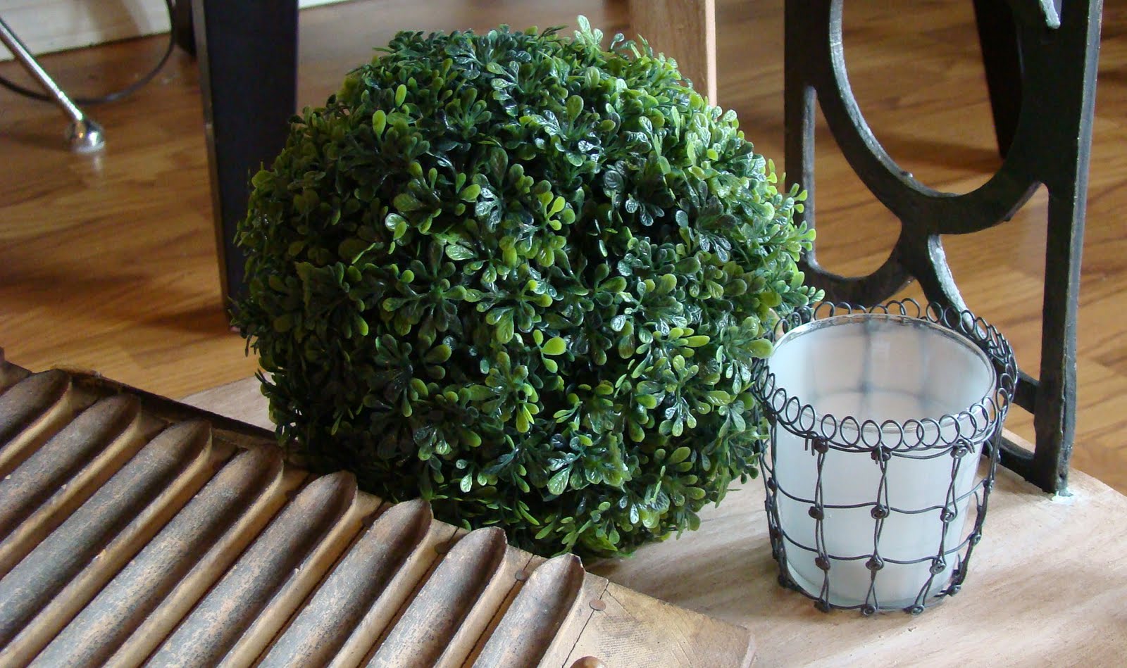 Mamma B's Attic: Fabulous French Burlap Table Makeover