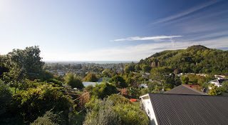 View from the apartment over Nelson