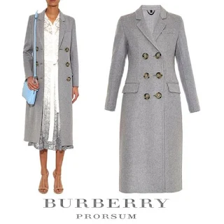 Princess Mette-Marit Style BURBERRY PRORSUM Coat 