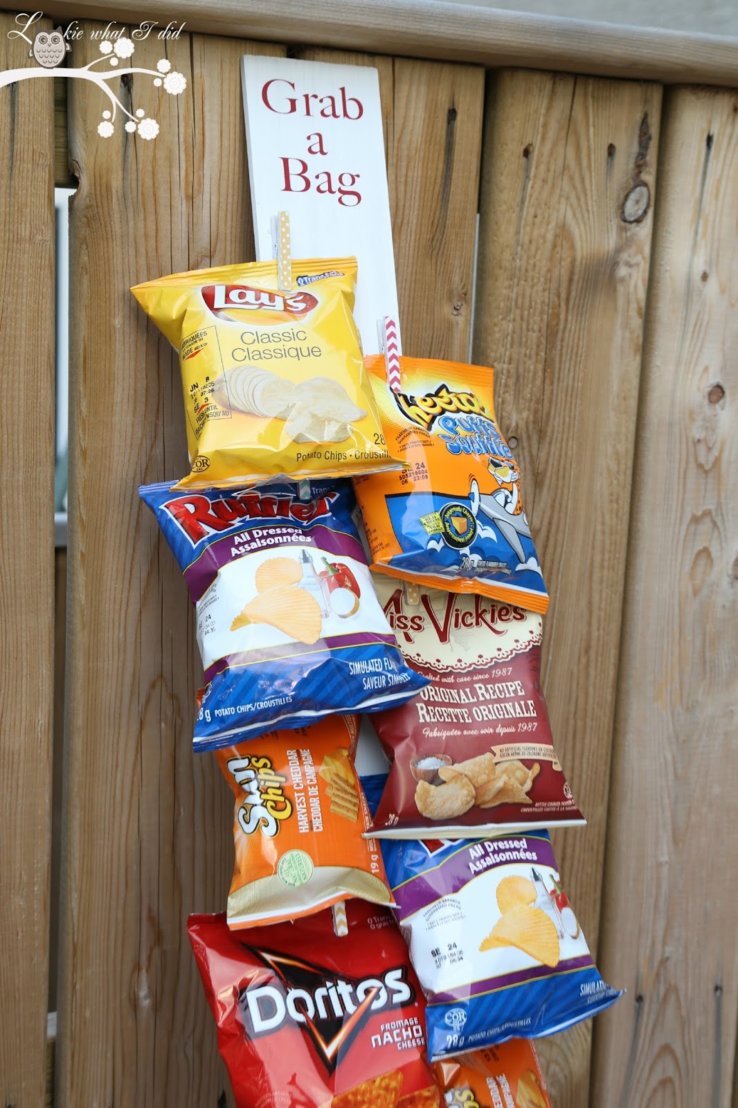 Lookie What I Did "Grab a Bag" A Way to Organize those Bags of Chips