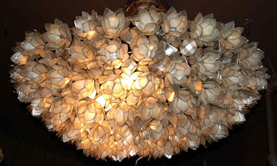 Enrich The Interior design Of your house By making use of Capiz Hanging Lighting  , Home Interior Design Ideas , http://homeinteriordesignideas1.blogspot.com/