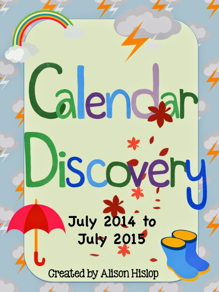 Calendar Discovery Updated & Free Sample Teaching Maths with Meaning