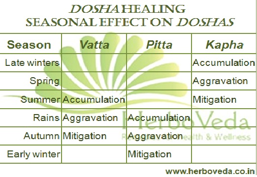 Dosha Chart