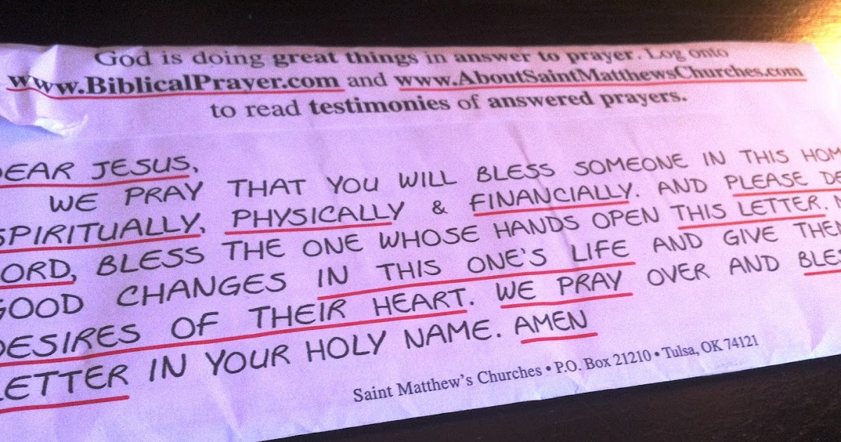 Greatest Escapist Jesus Sent Me a Chain Letter