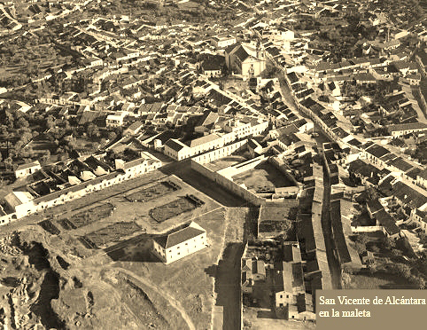 San Vicente de Alcantara en la maleta San Vicente de Alcántara