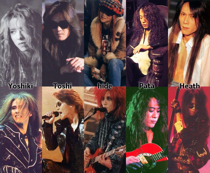 YES X-JAPAN Line-up at that time : Vo. Toshi Guit. Hide (R.I.P) Guit. Pata