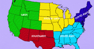 Fantastically Fun and Fresh First Grade Ideas : Regions of the United