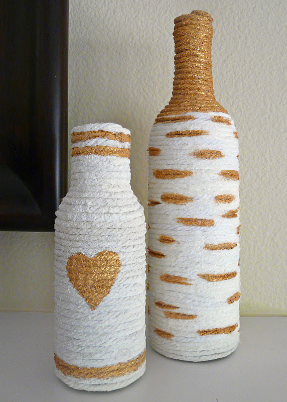 [Make] Paintable Yarn Bottles