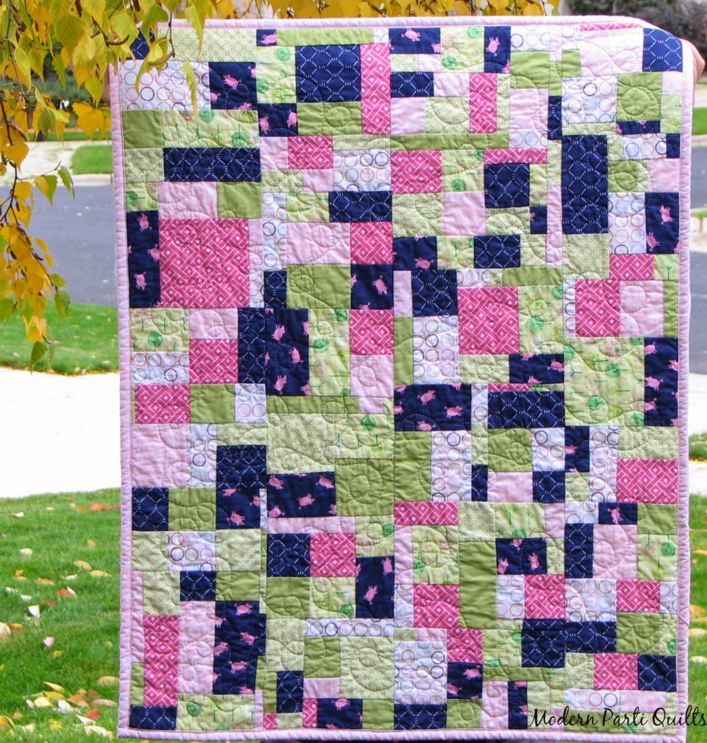 Modern Parti Quilts Country Girl Improv Quilt