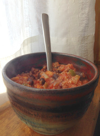 Black Bean and Sweet Potato Chili - Kim's Welcoming Kitchen