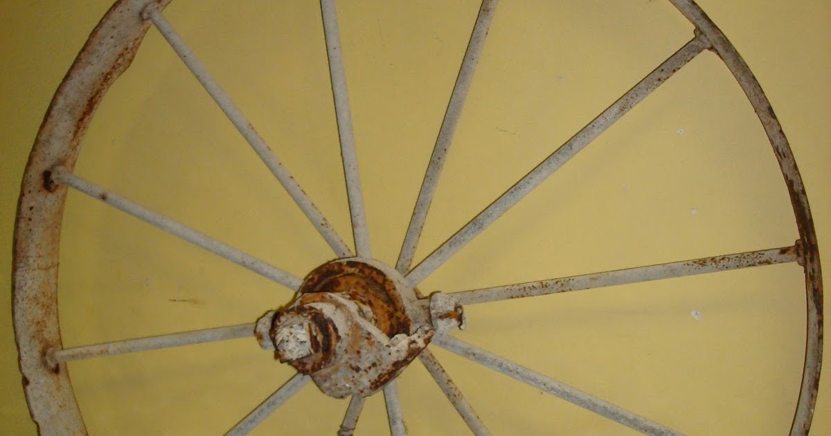 Era Antiques Antique Steel Farm Machinery Wheel