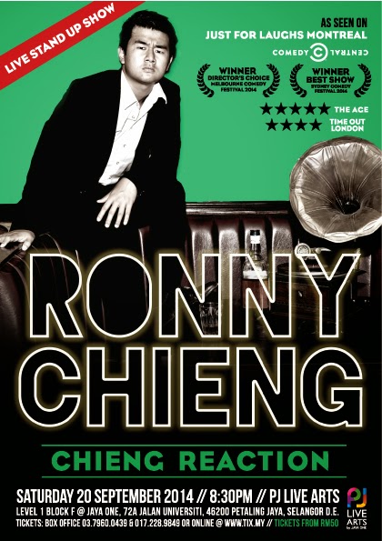 [Performing Arts] RONNY CHIENG – CHIENG REACTION