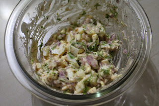 Add Chopped Eggs Mayonnaise Onion Red Chili Powder Black Pepper Coriander Leaves And Salt