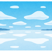 ウユニ塩湖のイラスト