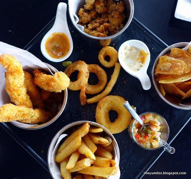 Platter of Deep Fried Items Magnum Sports Cafe, Puteri Harbour, Johor Bahru