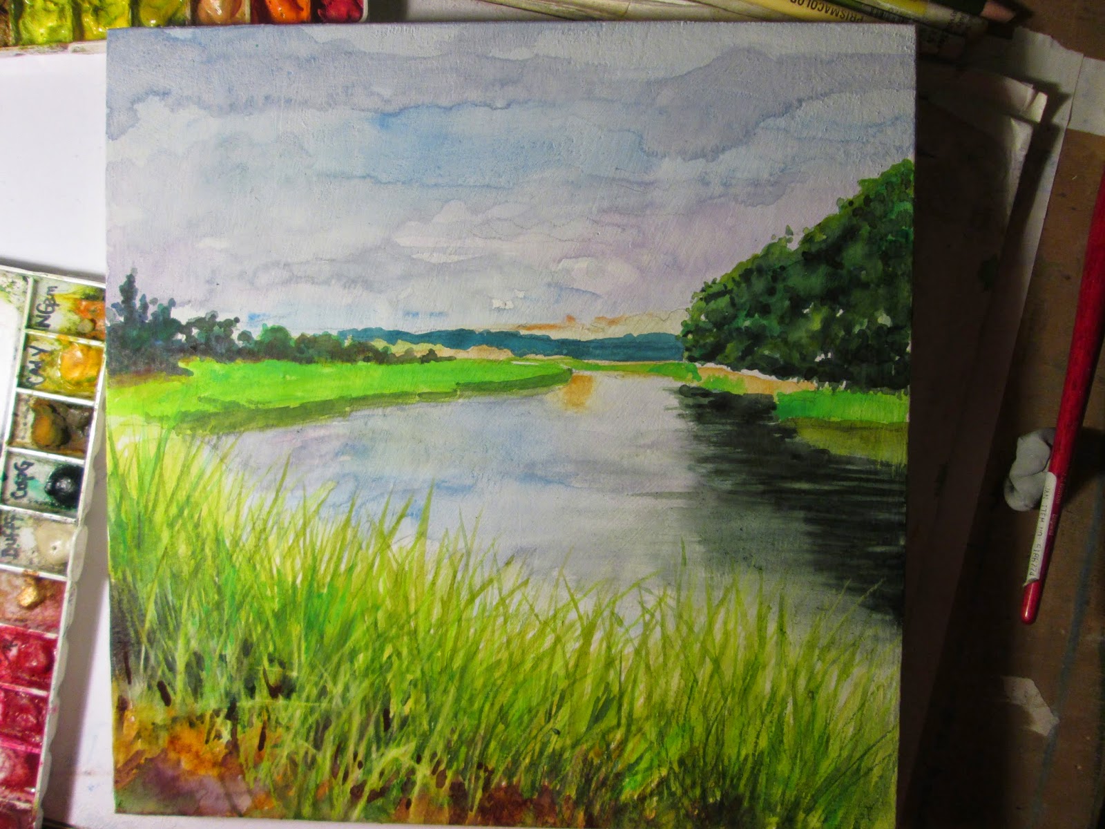 Mermaid Musings Tip of the Day Golden Absorbent Ground