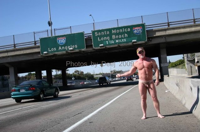 Naked hitch hiker laurie