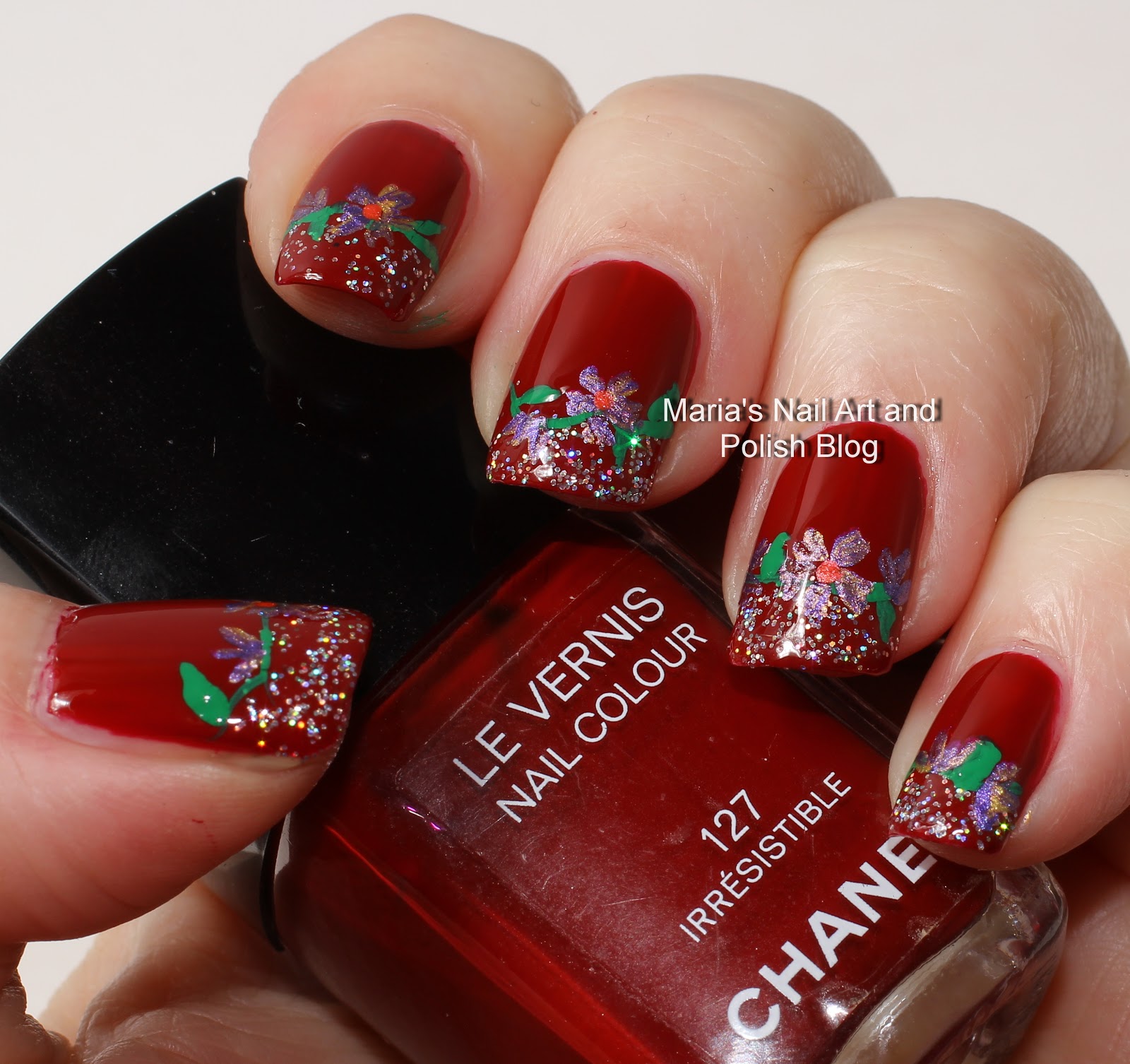 Marias Nail Art and Polish Blog: Irresistible flowers - floral nail art